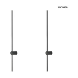 NOWOŚĆ MSE1501100182.SET2 MOOSEE zestaw 2 lamp ściennych OMBRE 100  czarny  King Home
