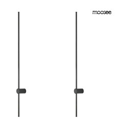 NOWOŚĆ MSE1501100338.SET2 MOOSEE zestaw 2 lamp ściennych OMBRE 120  czarny  King Home