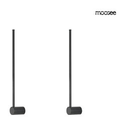NOWOŚĆ MSE010100243.SET2 MOOSEE zestaw 2 lamp ściennych OMBRE 60   czarny  King Home