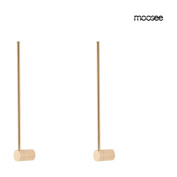 NOWOŚĆ MSE1501100134.SET2 MOOSEE zestaw 2 lamp ściennych OMBRE 60   złoty  King Home