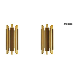 NOWOŚĆ MSE010400198.SET2 MOOSEE zestaw 2 lamp ściennych ORGANO     złoty  King Home