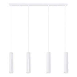 NOWOŚĆ Lampa wisząca KARBON 4L białySL.2001 Sollux