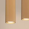 NOWOŚĆ Lampa wisząca KARBON 4L złotySL.2002 Sollux