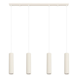 NOWOŚĆ Lampa wisząca KARBON 4L beżowySL.2004 Sollux