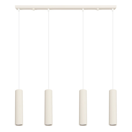 NOWOŚĆ Lampa wisząca KARBON 4L beżowySL.2004 Sollux