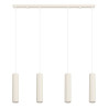 NOWOŚĆ Lampa wisząca KARBON 4L beżowySL.2004 Sollux