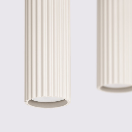 NOWOŚĆ Lampa wisząca KARBON 4L beżowySL.2004 Sollux
