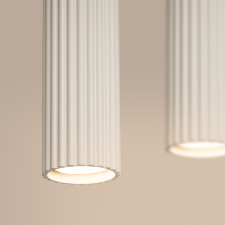 NOWOŚĆ Lampa wisząca KARBON 4L beżowySL.2004 Sollux