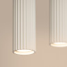 NOWOŚĆ Lampa wisząca KARBON 4L beżowySL.2004 Sollux