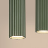 NOWOŚĆ Lampa wisząca KARBON 4L zielona oliwkaSL.2005 Sollux
