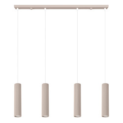 NOWOŚĆ Lampa wisząca KARBON 4L taupeSL.2007 Sollux
