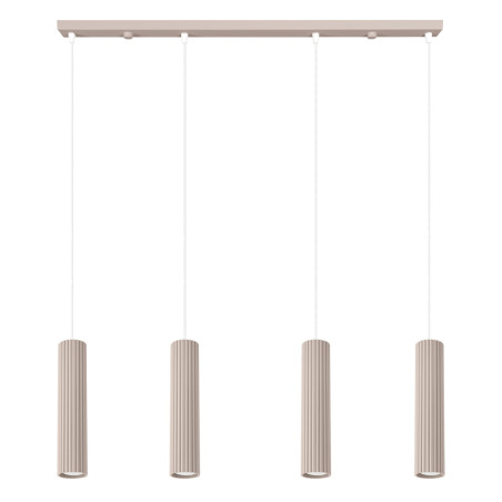 NOWOŚĆ Lampa wisząca KARBON 4L taupeSL.2007 Sollux