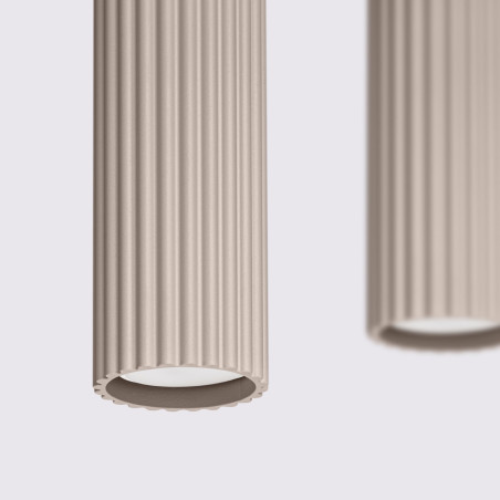 NOWOŚĆ Lampa wisząca KARBON 4L taupeSL.2007 Sollux