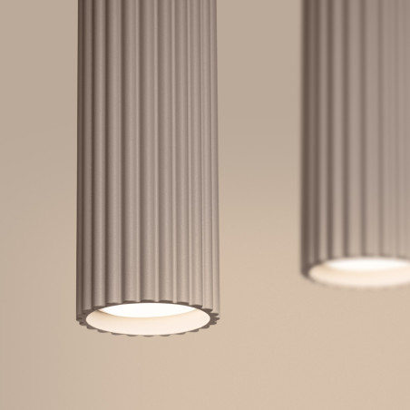 NOWOŚĆ Lampa wisząca KARBON 4L taupeSL.2007 Sollux