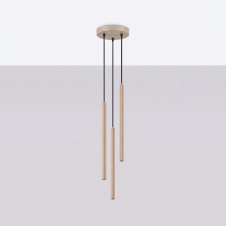 NOWOŚĆ Lampa wisząca ARCHE 3P taupeSL.2038 Sollux