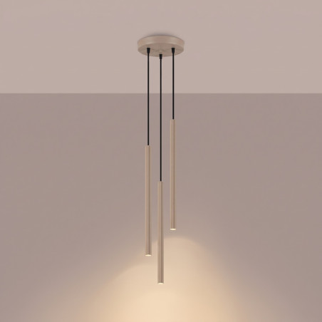 NOWOŚĆ Lampa wisząca ARCHE 3P taupeSL.2038 Sollux
