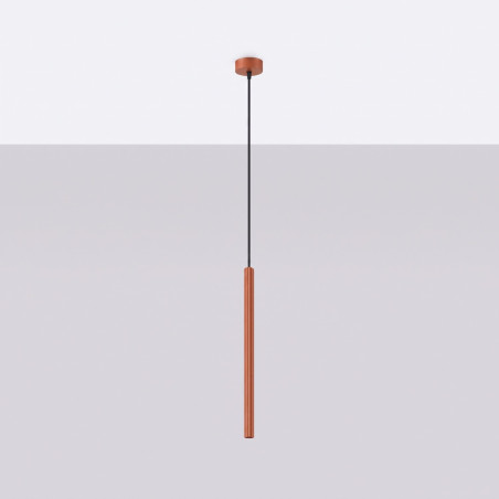 NOWOŚĆ Lampa wisząca ARCHE 1 ochra czerwonaSL.2039 Sollux