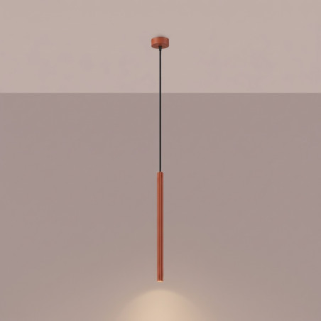 NOWOŚĆ Lampa wisząca ARCHE 1 ochra czerwonaSL.2039 Sollux