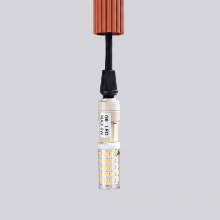 NOWOŚĆ Lampa wisząca ARCHE 1 ochra czerwonaSL.2039 Sollux