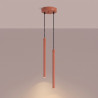 NOWOŚĆ Lampa wisząca ARCHE 2P ochra czerwonaSL.2040 Sollux