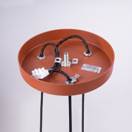 NOWOŚĆ Lampa wisząca ARCHE 3P ochra czerwonaSL.2041 Sollux