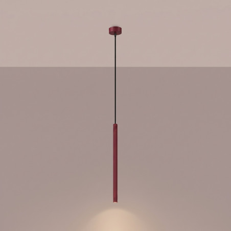 NOWOŚĆ Lampa wisząca ARCHE 1 burgundSL.2042 Sollux