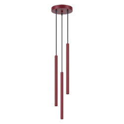 NOWOŚĆ Lampa wisząca ARCHE 3P burgundSL.2044 Sollux