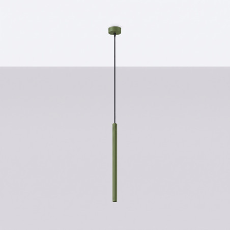 NOWOŚĆ Lampa wisząca ARCHE 1 zielona oliwkaSL.2048 Sollux