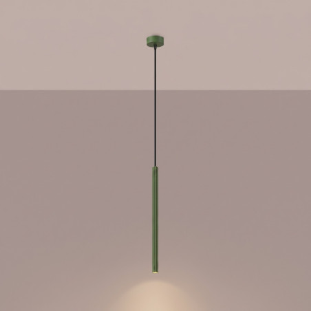 NOWOŚĆ Lampa wisząca ARCHE 1 zielona oliwkaSL.2048 Sollux