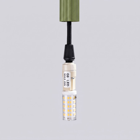 NOWOŚĆ Lampa wisząca ARCHE 1 zielona oliwkaSL.2048 Sollux