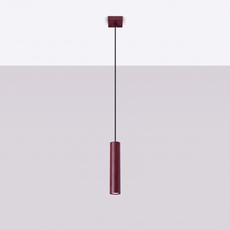 NOWOŚĆ Lampa wisząca LAGOS 1 burgundSL.2081 Sollux