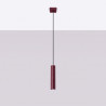 NOWOŚĆ Lampa wisząca LAGOS 1 burgundSL.2081 Sollux