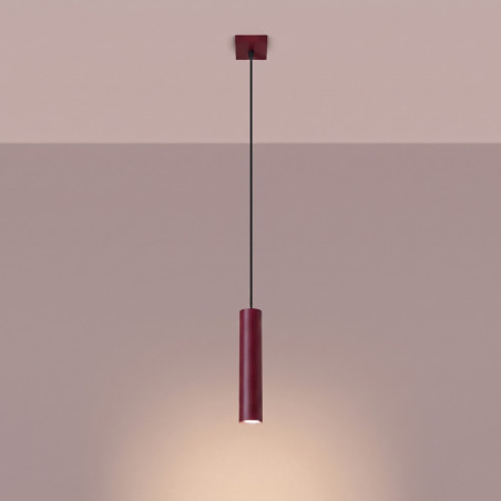 NOWOŚĆ Lampa wisząca LAGOS 1 burgundSL.2081 Sollux