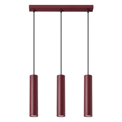NOWOŚĆ Lampa wisząca LAGOS 3L burgundSL.2082 Sollux