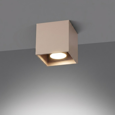 NOWOŚĆ Plafon QUAD 1 taupeSL.2107 Sollux