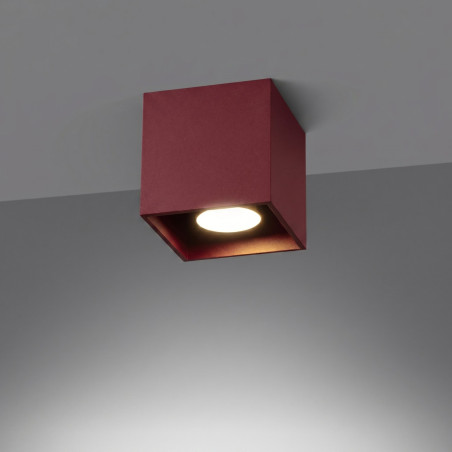 NOWOŚĆ Plafon QUAD 1 burgundSL.2111 Sollux