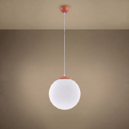 NOWOŚĆ Lampa wisząca UGO 30 ochra czerwonaSL.2220 Sollux
