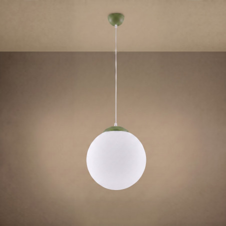 NOWOŚĆ Lampa wisząca UGO 20 zielona oliwkaSL.2228 Sollux