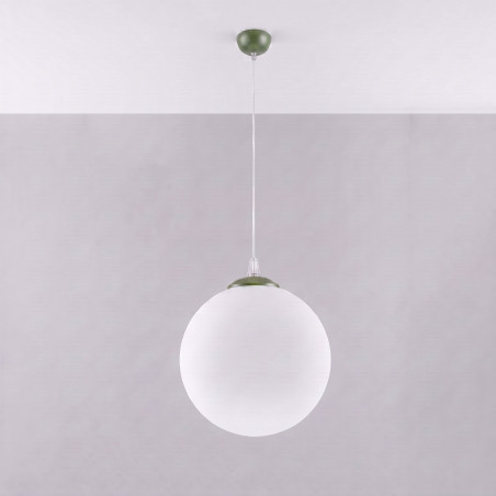 NOWOŚĆ Lampa wisząca UGO 30 zielona oliwkaSL.2229 Sollux