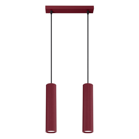 NOWOŚĆ Lampa wisząca KARBON 2 burgundSL.2301 Sollux