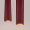 NOWOŚĆ Lampa wisząca KARBON 2 burgundSL.2301 Sollux