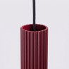 NOWOŚĆ Lampa wisząca KARBON 2 burgundSL.2301 Sollux