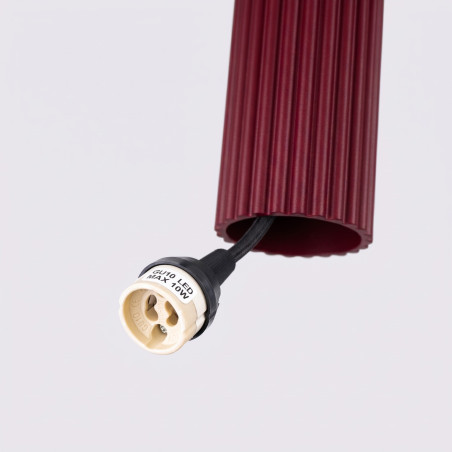 NOWOŚĆ Lampa wisząca KARBON 2 burgundSL.2301 Sollux
