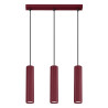 NOWOŚĆ Lampa wisząca KARBON 3L burgundSL.2302 Sollux