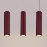 NOWOŚĆ Lampa wisząca KARBON 3L burgundSL.2302 Sollux