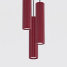 NOWOŚĆ Lampa wisząca KARBON 3P burgundSL.2303 Sollux
