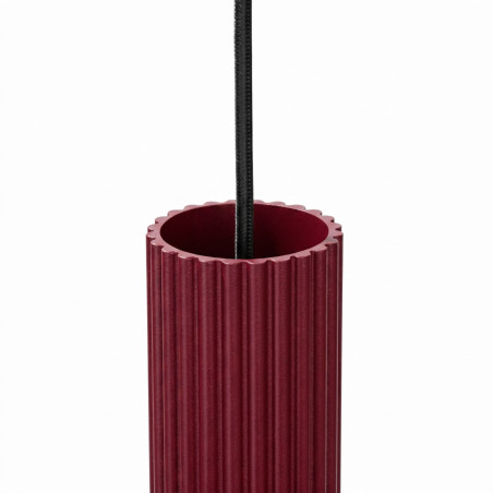 NOWOŚĆ Lampa wisząca KARBON 3P burgundSL.2303 Sollux