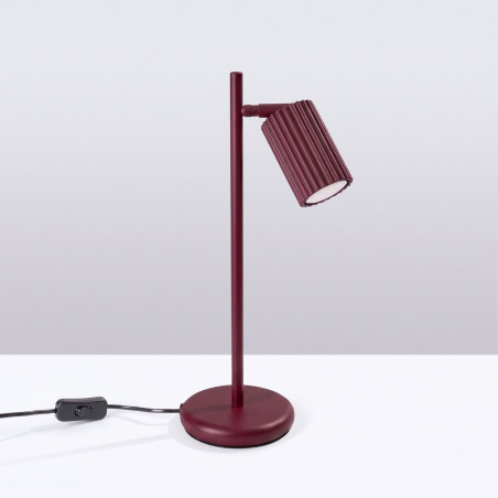 NOWOŚĆ Lampa biurkowa KARBON burgundSL.2305 Sollux