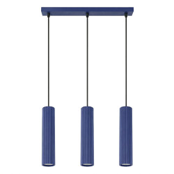 NOWOŚĆ Lampa wisząca KARBON 3L ultramarynaSL.2313 Sollux