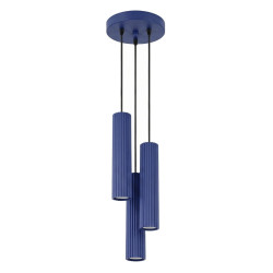 NOWOŚĆ Lampa wisząca KARBON 3P ultramarynaSL.2314 Sollux